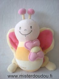 Papillon Jaune orange rose Chicco