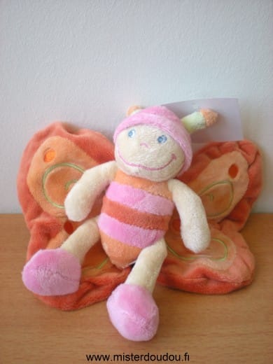 Papillon Orange rose beige Nicotoy