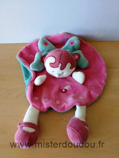 Papillon Fille rose bleu Prémaman