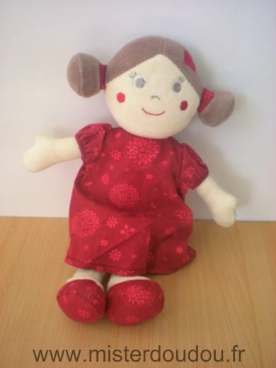 Poupée Robe rouge Sucre d orge