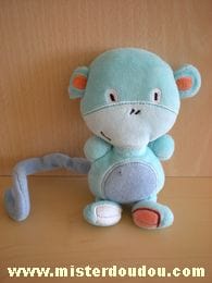Singe Bleu orange Auchan