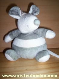 Souris Blanc et gris-vert Baby sun