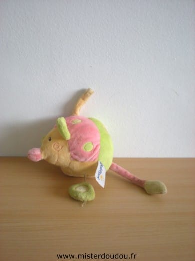 Souris Vert rose jaune Baby sun
