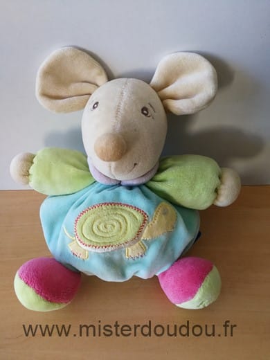 Souris Bleu vert tortue Kaloo