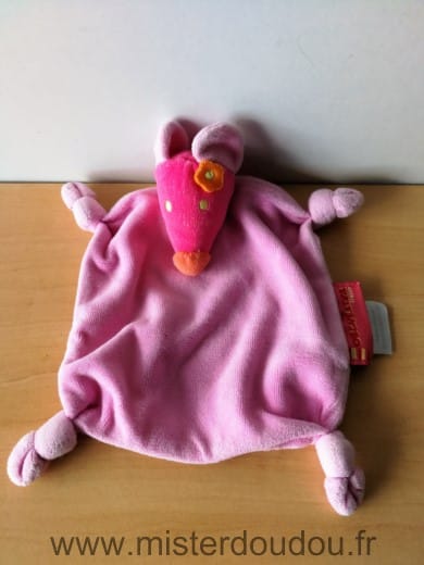 Souris Rose fleur orange Orchestra