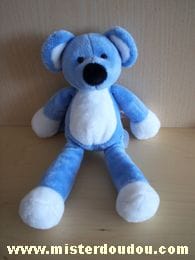Souris Bleu blanc Total