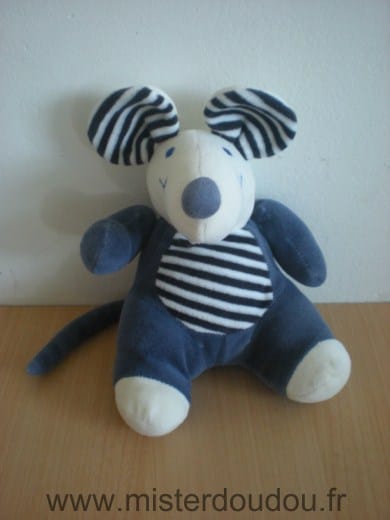 Souris Bleu blanc Marque Inconnue