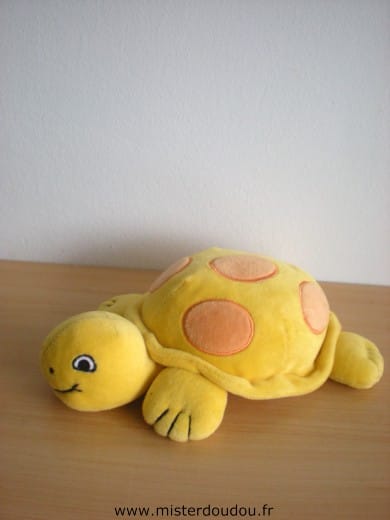 Tortue Jaune taches oranges Babygella