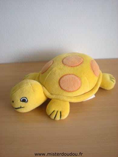 Tortue Jaune taches oranges Babygella