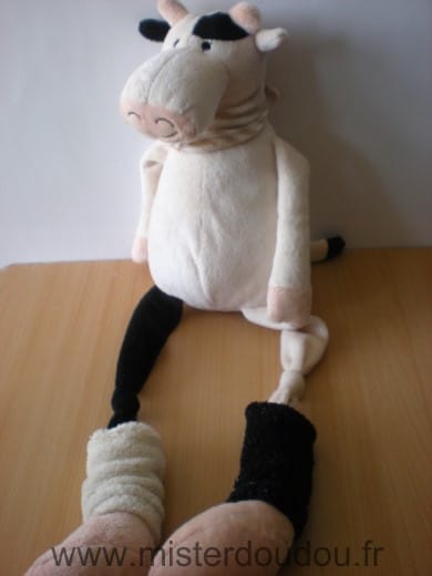 Vache Blanc noir Les petites marie