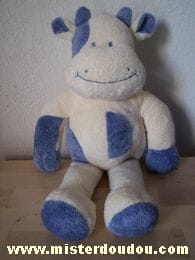 Vache Blanche taches mauves Tiamo