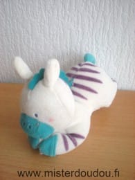 Zébre Balnc bleu violet Bébé confort