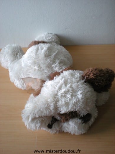 Chien Ecru marron Cobico