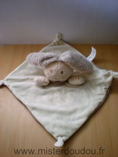 Lapin Ecru beige dessous marron Nature et découvertes