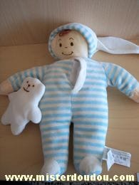 Poupée Rayé bleu blanc bonnet blanc Marque Inconnue
