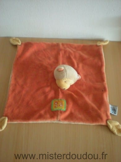 Singe Orange beige Moulin roty