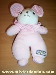 Souris Rose blanc Ajena