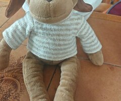 Chien peluche marque nounours