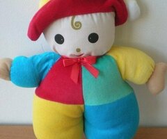 Doudou Françoise Saget multicolore
