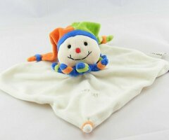Recherche doudou arlequin clown baby nat