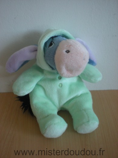 Disney Ane Bouriquet bleu mauve habit capuche vert - Très bon état