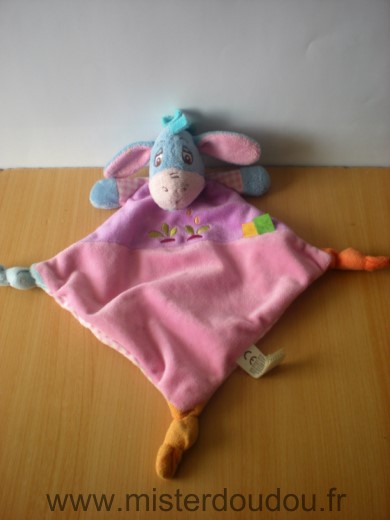 Disney Ane Bourriquet rose mauve bleu motif arrosoir - Très bon état