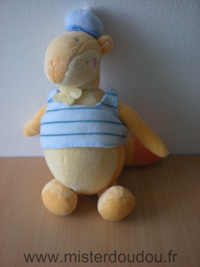 Castor Jaune tshirt bleu Toys land