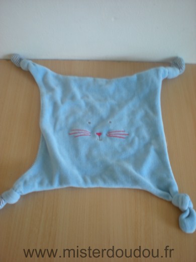 Absorba Chat Bleu moustaches rouges - Très bon état