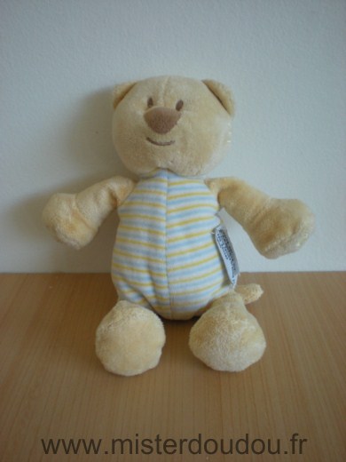 Amtoys Chat Jaune raye bleu jaune blanc - Très bon état