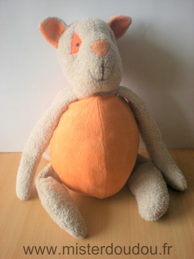 Jardin dulysse Chat Beige orange - Très bon état