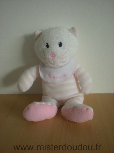 Luminou Chat Rose blanc - Très bon état