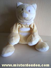 Tex Chat Jaune coccard blanc - Etat moyen