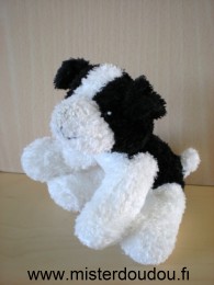 Anna club plush Chien Noir blanc - Mauvais état