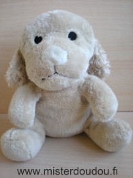 Bébisol Chien Beige nez blanc - Très bon état