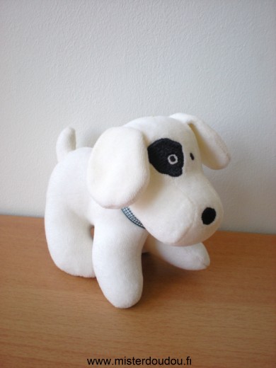 Berlingot Chien Blanc cocard à l'oeil droit - Très bon état
