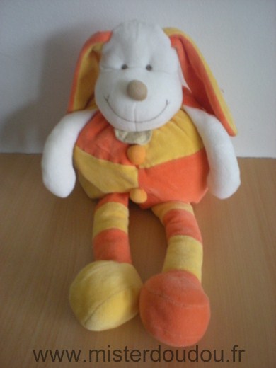 Doudou et compagnie Chien Patou jaune orange - Très bon état