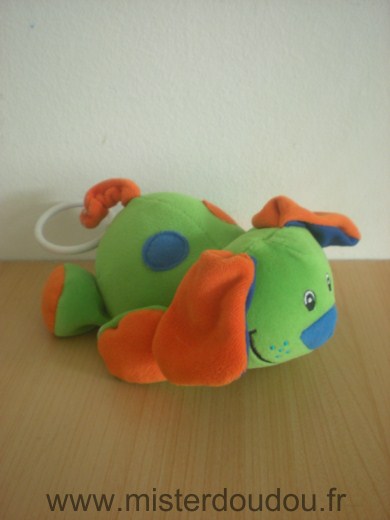 Lgri Chien Vert orange bleu - Très bon état