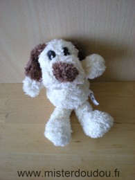 Chien Ecru marron noeud vichy marron Marque Inconnue