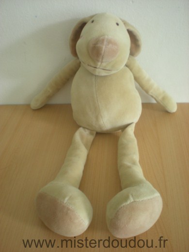 Nounours Chien Beige - Très bon état