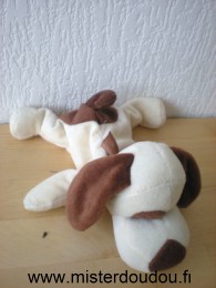 Plein nord Chien Ecru marron ruban marron - Très bon état