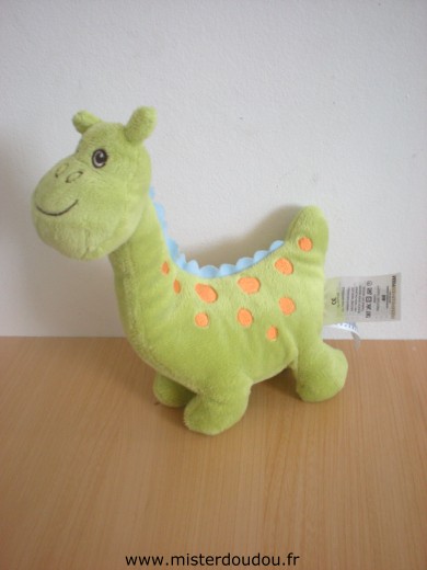 H et m Dinosaure Vert points orange - Très bon état