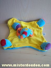 Bawi Eléphant Jaune dessus bleu dessous - Très bon état