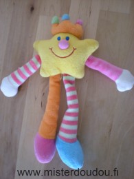 Jollybaby Etoile Jaune rose orange bleu - Bon état