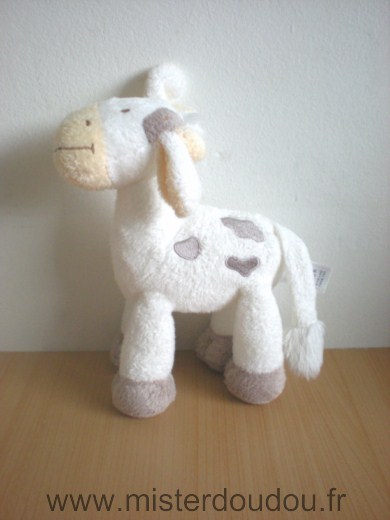 Babyclub Girafe Blannc taches marron - Très bon état