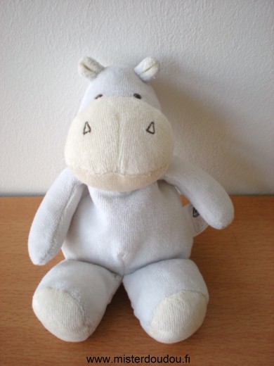 Baby sun Hippopotame Mauve clair blanc - Etat moyen
