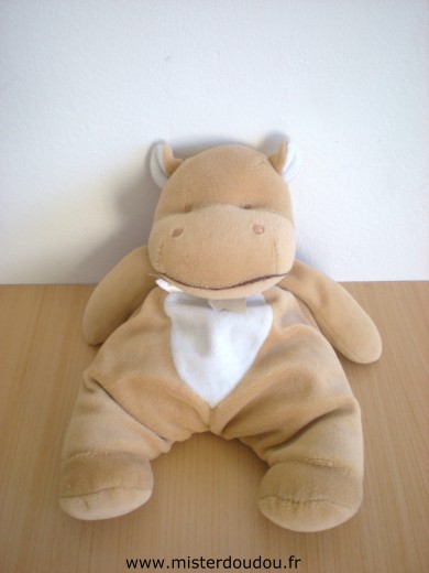 Bengy Hippopotame Beige blanc - Très bon état