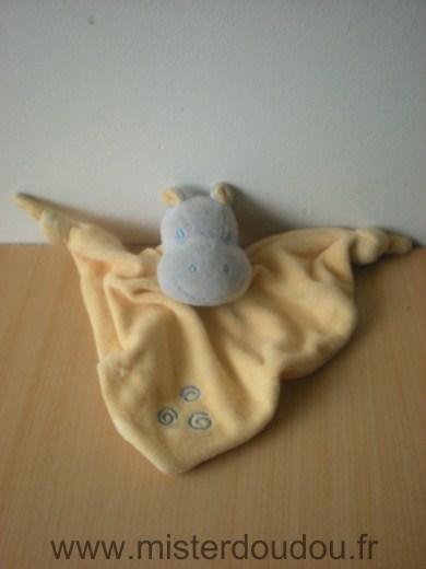 Jollybaby Hippopotame Jaune mauve - Très bon état
