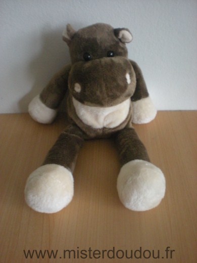 Hippopotame Marron écru Total