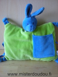 Air france Lapin Vert bleu - Très bon état