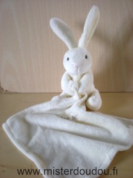 Baby nat Lapin Ecru mouchoir écru - Très bon état